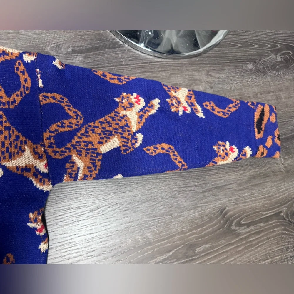 Farm Rio Leopards Jacquard Cardigan - Picture 5 of 9